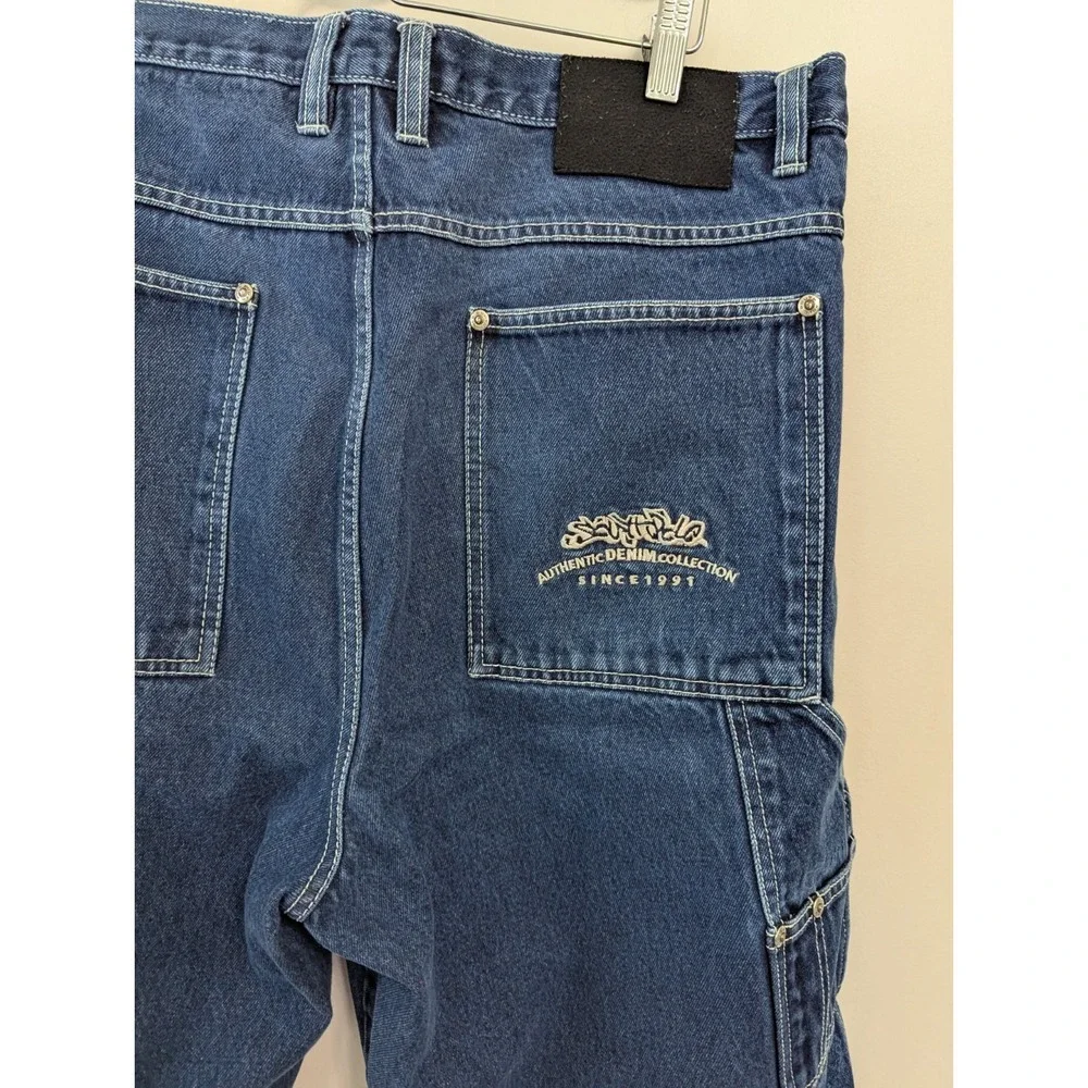 Vintage‎ Southpole Y2K Jorts Baggy Denim Shots Men's 40 Skater Wide Leg